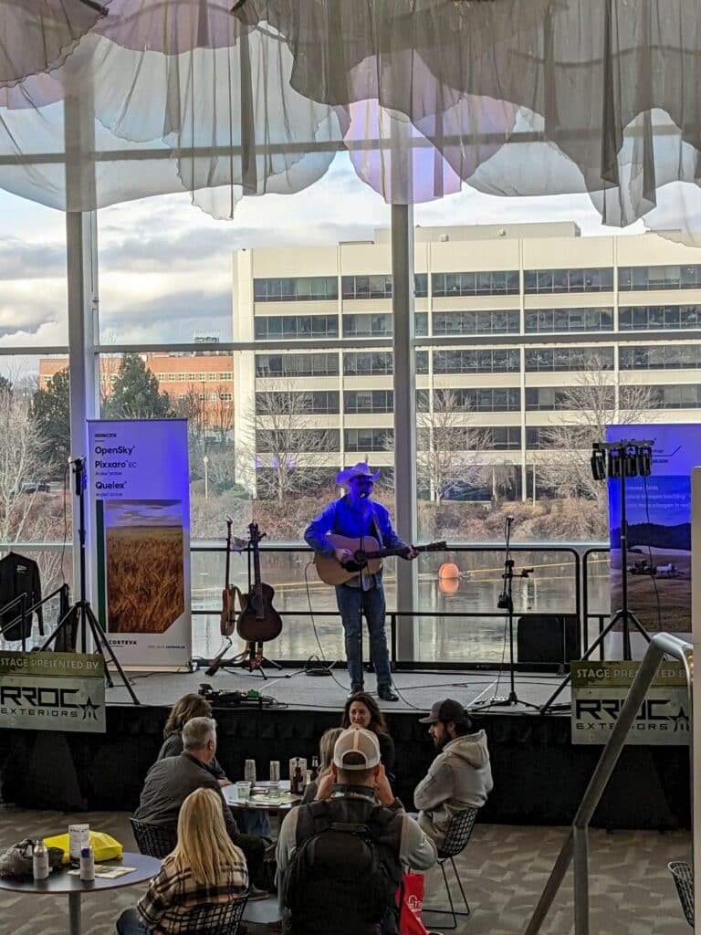 Live music in the Watering Hole at the 2024 Spokane Ag Expo