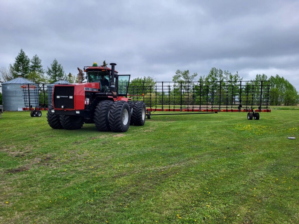 hillco harrow, canada, case, case ih, harrow cart