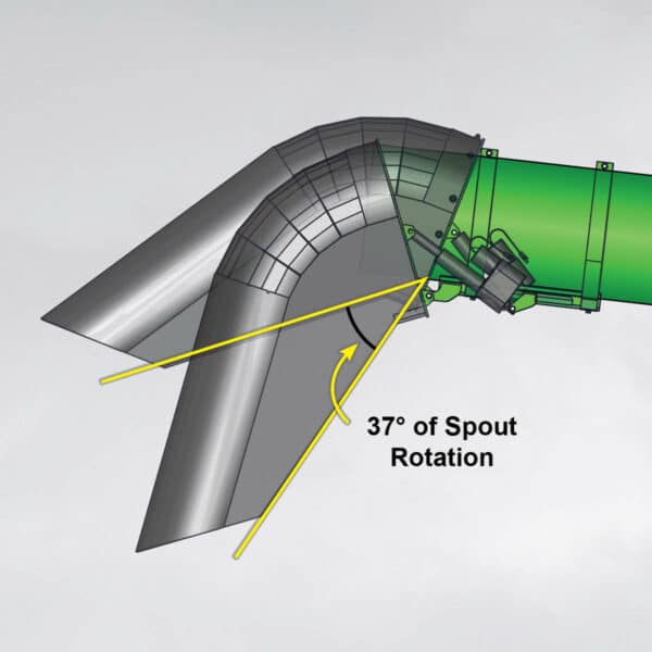 Pivoting Spout For John Deere Combines - JPS1720 - Image 2