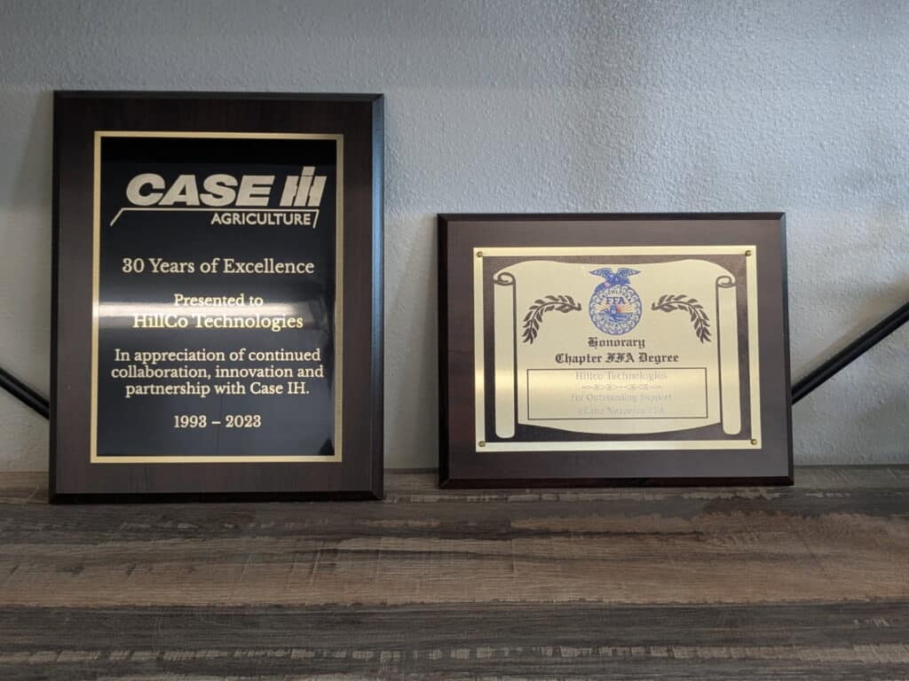 Award to Hillco from Nezperce FFA Chapter at 2025 FFA Banquet